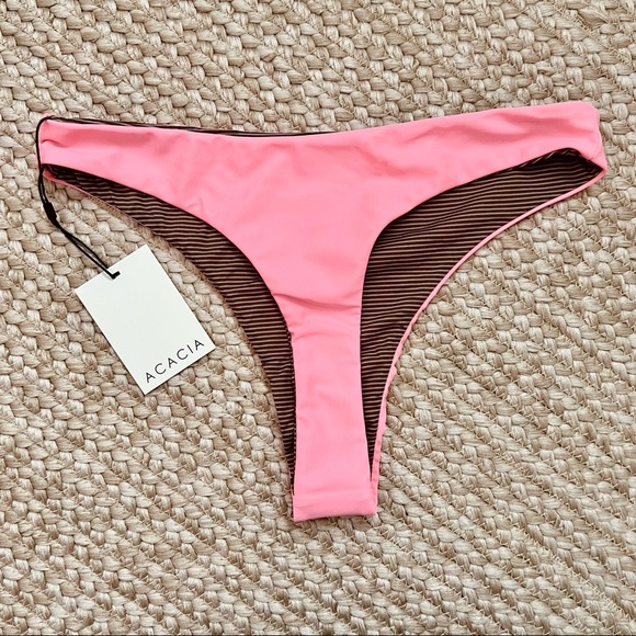 Acacia Brazil Bottom in the color “Darling”. Size large. NWT & hygiene liner. - Picture 3 of 3
